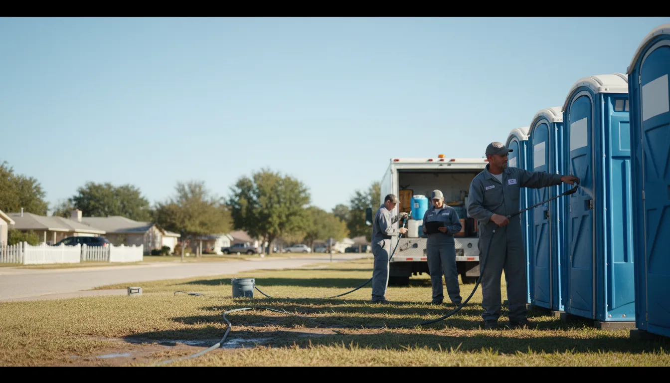 Long-Term Portable Toilet Rental in Dexter, KS near me